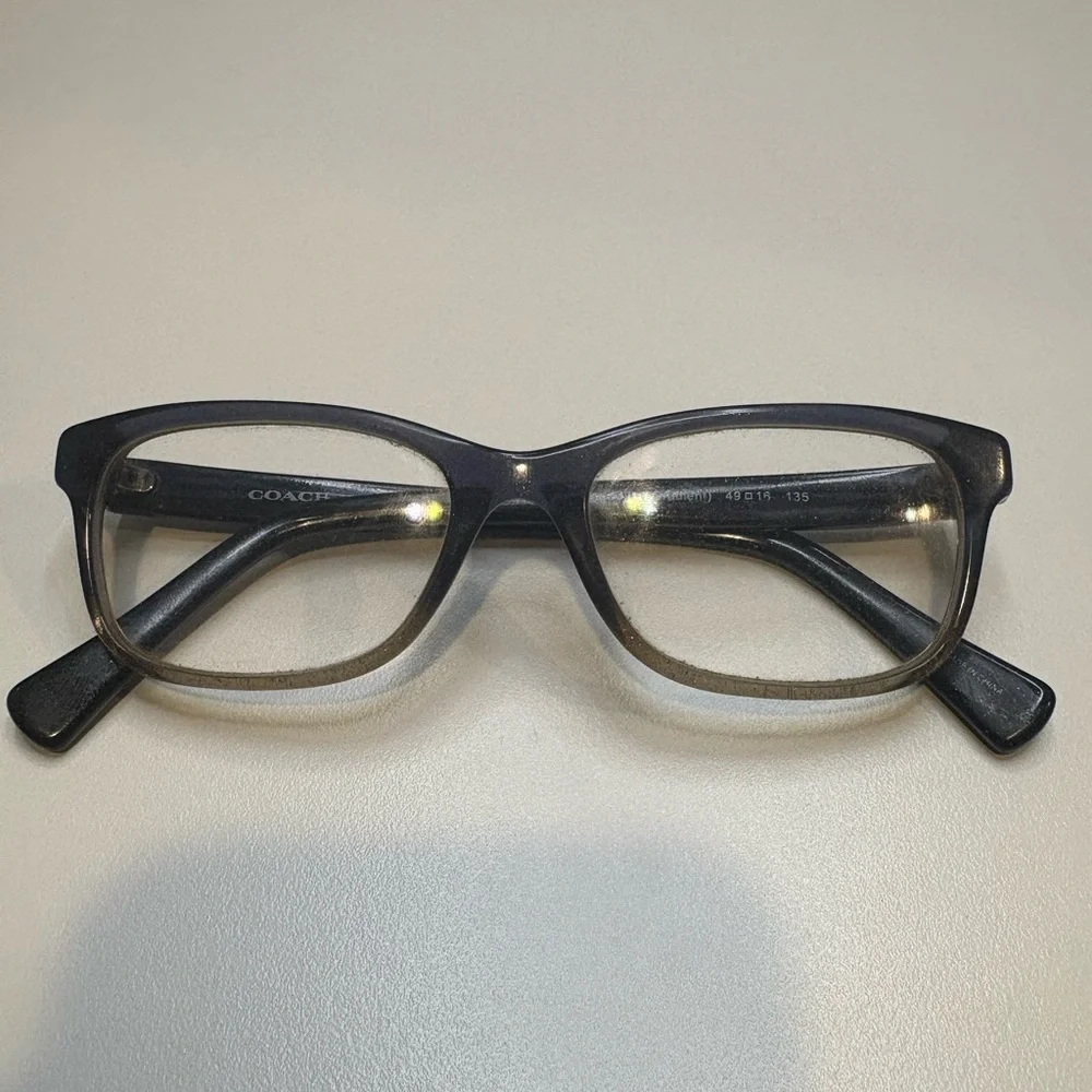 COACH EYEGLASSES 5474 (Denim‎ Taupe Glitter Gradient) 49-16-135 COACH GLASSES